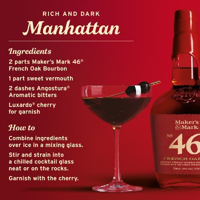 Maker's Mark 46 Bourbon Whisky - 750ml Bottle