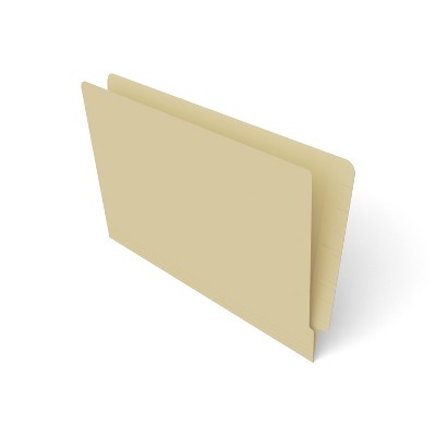 HITOUCH BUSINESS SERVICES Moisture Resist Reinforced End Tab Classification Folder Lgl Manila 150/BX