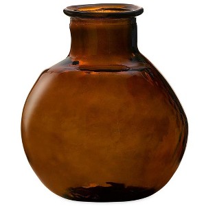 VivaTerra Oval Recycled Glass Balloon Vase, 12" - 1 of 1