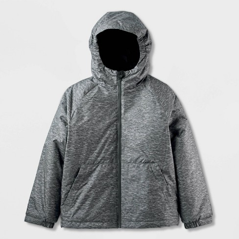 Kids Solid 3 In 1 Jacket All In Motion Gray XS