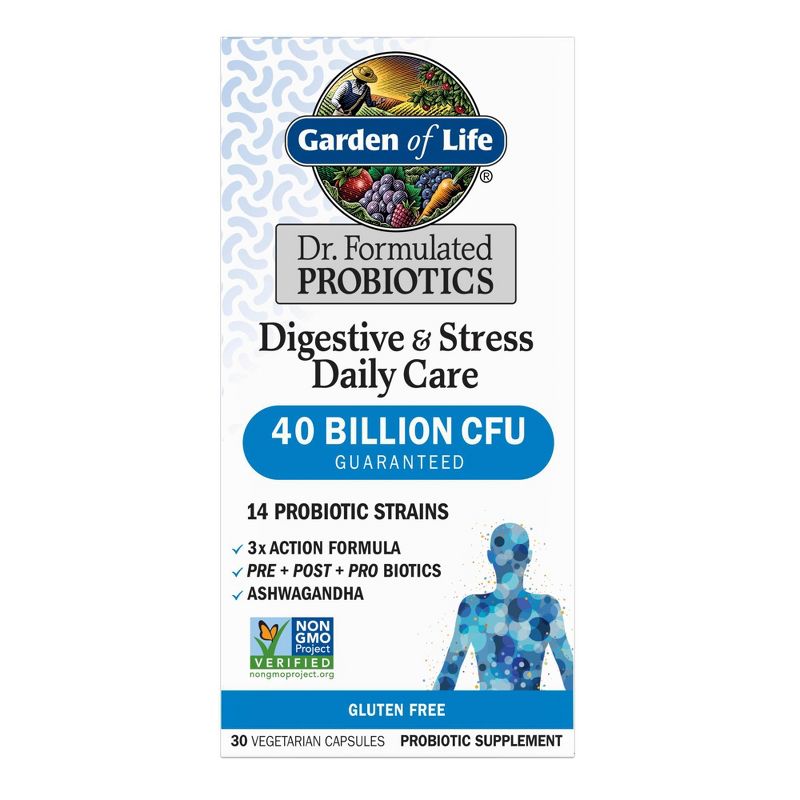 Garden of Life Dr. Formulated Digestive + Stress Probiotic - 30ct, 3 of 11
