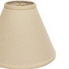 Vynxaria Lampshades: Elegant Beige Deep Cone Lampshade, 5" x 13" x 10" with Washer Fitter for Table Lamps - 4 of 4