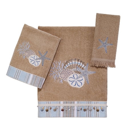 Avanti Modern Farmhouse Hand Towel - White