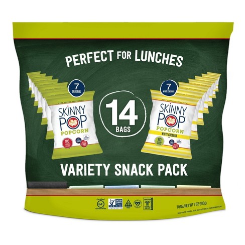 SkinnyPop Popcorn Variety Snack Pack Bags (0.5 oz., 36 ct.)