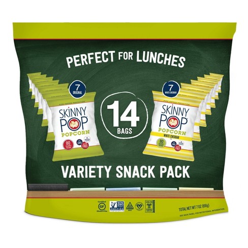 Skinnypop Multipack With Cheddar And Original Popcorn - 14ct : Target