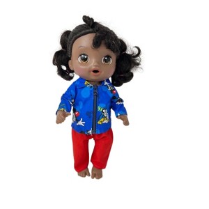 Doll Clothes Superstore Mickey Print Jacket With Pants Fit 14 Inch Baby Alive And Little Baby Dolls - 1 of 4