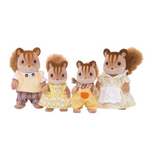 Calico Critters Hazelnut Chipmunk Family, Set of 4 Collectible Doll Figures - 1 of 4
