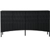 NicBex Elegant Buffet Cabinet with Arched Groove Design in a Stylish Four-Door Layout Kitchen Sideboard with Curved Bottom Doors - 4 of 4