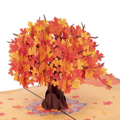 Paper Love 3D Pop-Up Greeting Card, with Envelope and Note Tag