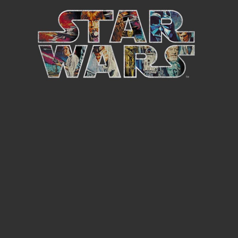 Men's Star Wars Classic Poster Logo T-Shirt, 2 of 6