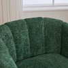 Aortzio Tufted Upholstered Barrel Chair With Metal Legs(Set Of 2) - 3 of 4