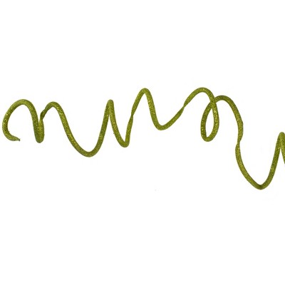 Napco 11' Glittered Olive Green Rope Garland