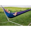 Makena Camping Hammock - Blue/Purple - Sol Living: Durable Outdoor Nylon, No Assembly Required, Includes Storage Bag - 2 of 4