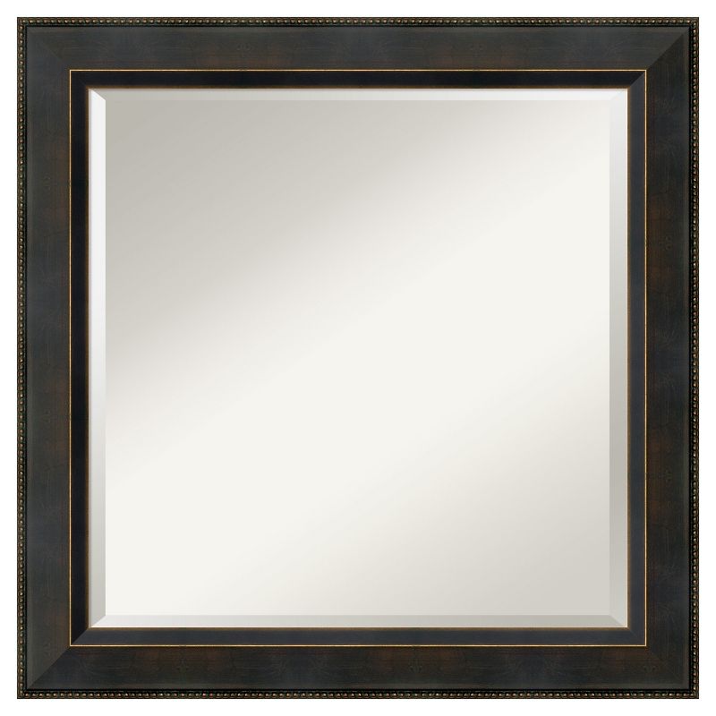 24&#34; x 24&#34; Signore Bronze Wood Framed Wall Mirror - Amanti Art, 3 of 12