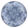 Vintage Machine Washable Area Rug Non Slip Soft Low Pile Rug Distressed Printed Rug Stain Resistant Non Shedding Ultra Thin Carpet - 3 of 4