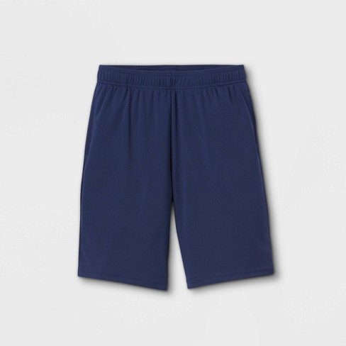 Boys' Soft Gym Shorts - All In Motion™ Navy Blue M : Target