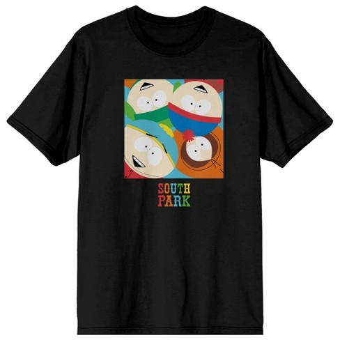 South Park Mens Logo Shirt - Cartman, Kenny, Kyle & Stan Tee - Classic  T-Shirt 