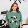 Simply Sage Market Women's Halloween Doodles Short Sleeve Garment Dyed Tee - 2 of 4