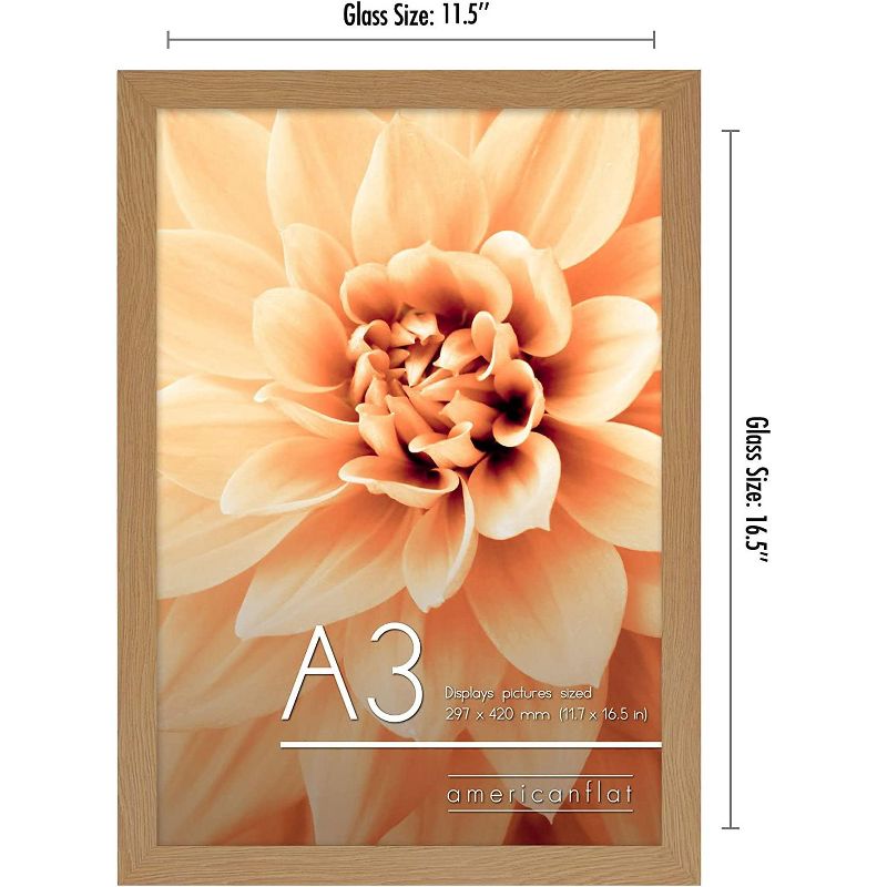 Americanflat Poster Frame with plexiglass - Available in a variety of sizes and styles, 2 of 5