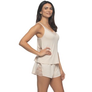 Desiree Lace Trim Cami & Short Set - 1 of 3
