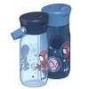 Zak Designs 2pk 18oz Spidey and His Amazing Friends Harmony Straw Water Bottle Blue - 3 of 4