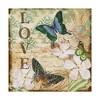 Trademark Fine Art -Jean Plout 'Inspirational Butterflies Love' Canvas Art - 2 of 3