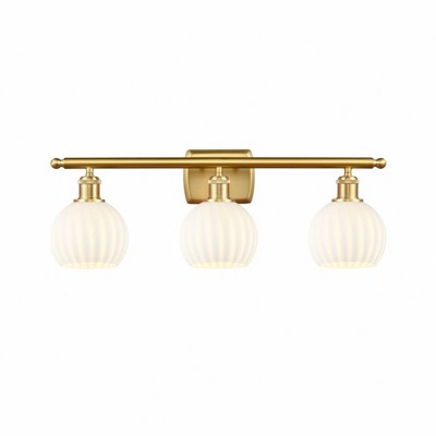 White Venetian - 3 Light Bath Vanity In Modern Style-9 Inches Tall and 26 Inches Wide