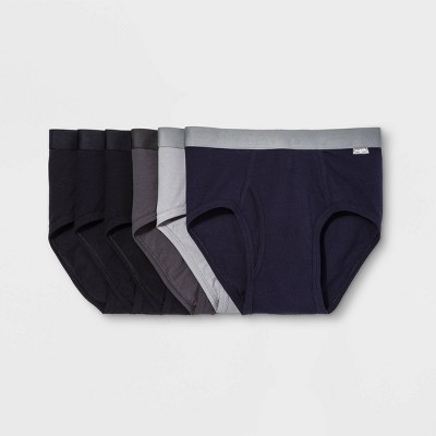 Men's Classic Briefs 6pk - Goodfellow & Co™ Black/gray/navy Xl : Target