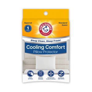 Arm & Hammer Standard/Queen Cooling Comfort Pillow Protector - 1 of 4