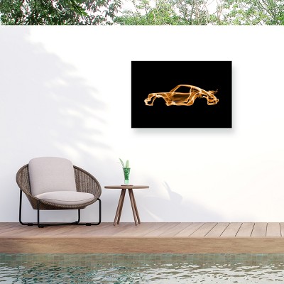 "Porsche 911 Turbo" Outdoor All-Weather Wall Decor