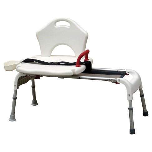 Drive Medical Folding Universal Sliding Transfer Bench Target