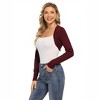WhizMax Women's Casual Knitted Long Sleeved Open Front Sweater Cardigan - 3 of 4