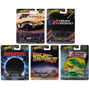 "Pop Culture 2025" 5 piece Set L "Premium Series" Diecast Model Cars by Hot Wheels - 1 of 4