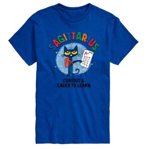 Men's - Pete the Cat - Sagittarius Short Sleeve Graphic T-Shirt - 1 of 4