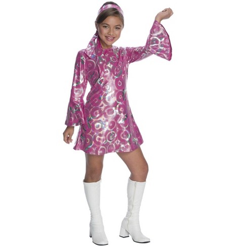 Charades Girl's Disco Princess Costume : Target