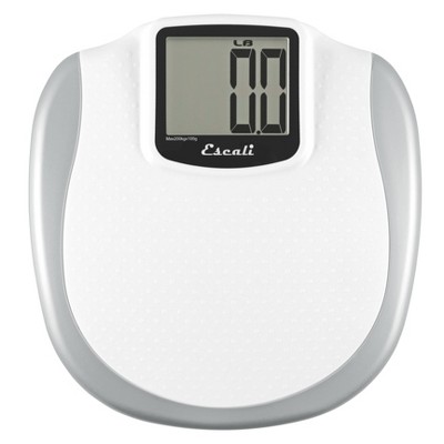 XL Display Bathroom Scale White/Silver - Escali