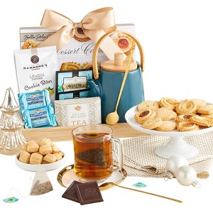 GreatFoods Wintry Warm & Cozy Tea, Cookies & Preserve Gift Set Holiday Get Well, Thank You, Best Wishes, Housewarming - 1 of 1