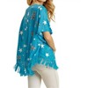 Women's Star Print Tassel Top - umgee - 2 of 4