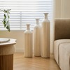 ACEPANO Set of 3 Modern Metal Floor Decorative Vases For Gorgeous Home Decoration-White - 2 of 4