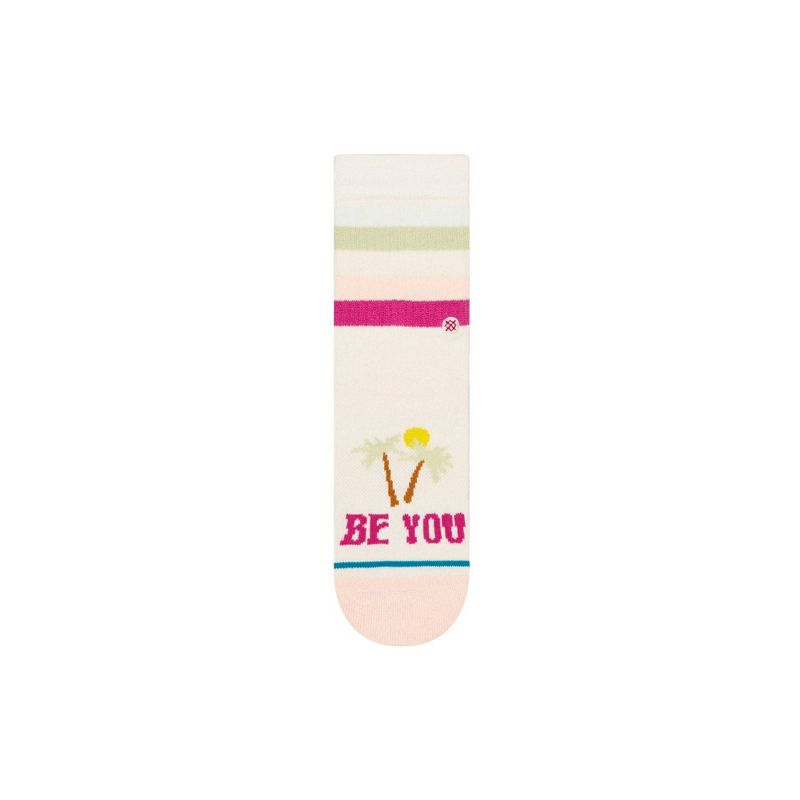 Stance Kids&#39; Be You Crew Socks - Pink L, 5 of 10