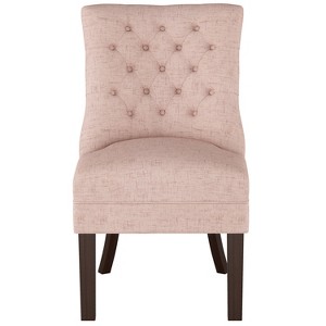 Winslow Tufted Chair Pale Pink Velvet - Threshold