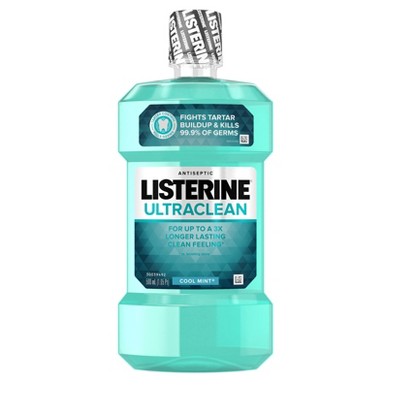 Photo 1 of **EXP DATE 12/2022!! 2pcks of Listerine Ultraclean Tartar Control Antiseptic Mouthwash Cool Mint - 500ml