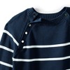 Lands' End Women's Drifter Raglan Button Bib Crew Neck Sweater - 4 of 4