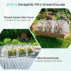 Aoodor Mini Greenhouse with Zipper Doors, Portable Garden Greenhouse with Roll-up Zipper Doors, UV-Protected for Outdoor Plants - 4 of 4