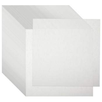 Juvale 500 Pack Square Wax Paper Sheets for Baking & Wrap Food, White, 6"