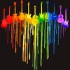 Design By Humans Guitar Heart Music Pride By ToruSanogawa T-Shirt - Charcoal Heather - Small - 2 of 2