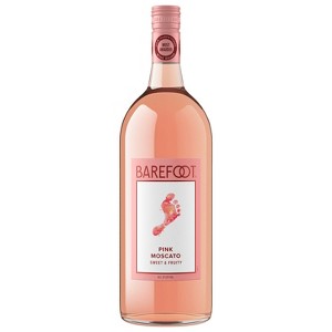 Barefoot Cellars Pink Moscato Wine - 1.5L Bottle - 1 of 4