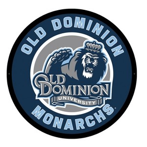 Evergreen Ultra-Thin Edgelight LED Wall Decor, Round, Old Dominion University- 23 x 23 Inches Made In USA - 1 of 4