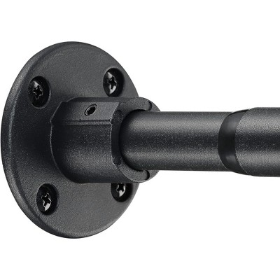 LunaLulinlk 1" Heavy Duty Shower Rod - 29 to 93" Adjustable Industrial Shower Curtain Rod Wall Mounted for Bathroom