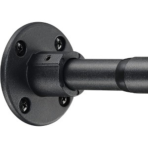 LunaLulinlk 1" Heavy Duty Shower Rod - 29 to 77" Adjustable Industrial Shower Curtain Rod Wall Mounted for Bathroom - 1 of 4